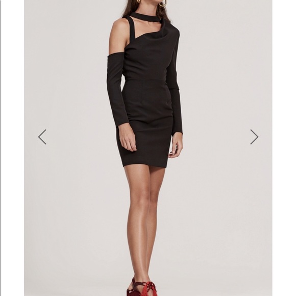 Finders Keepers The Message cut out Dress BLK XS - Picture 7 of 7